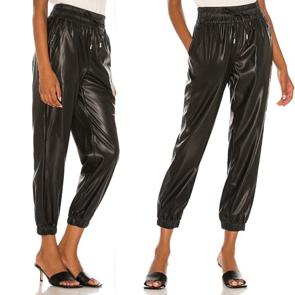 NWT Blank NYC Faux Leather Night Crawling Joggers Plus Size 2X